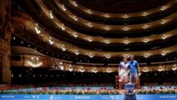 Ferrer y Nadal, durante la prsentacion de la edición 2014.