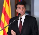 Laporta: "El de hoy es un partido muy importante de cara a dar un golpe en la liguilla"