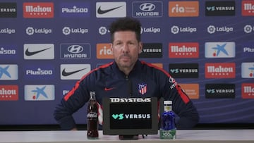 Simeone: "Sólo nos interesa el Elche"