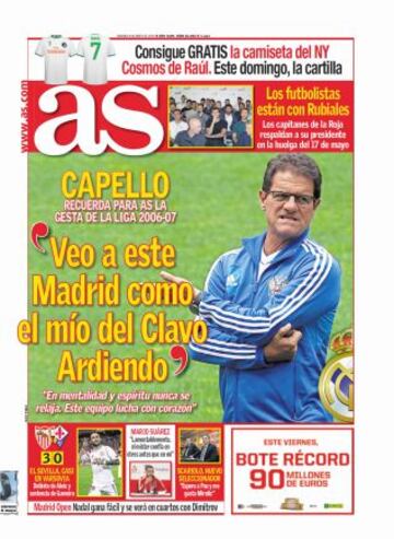 Las portadas de AS de mayo