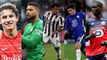 Brenden Aaronson, Zack Steffen, Weston McKennie, Christian Pulisic y Tim Weah son los estadounidenses que jugar&aacute;n octavos de final de Champions League. 