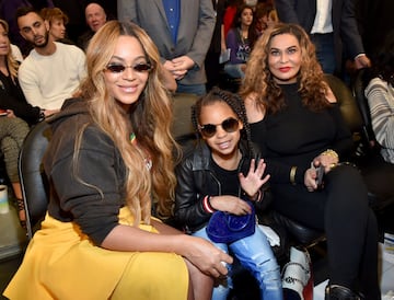 Beyonce Knowles, gran aficionada de la NBA.