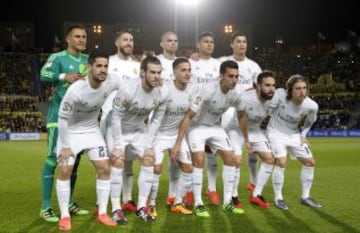 LAS PALMAS - REAL MADRID 
The Madrid starting XI