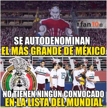 Los memes de la convocatoria de la Selección Mexicana