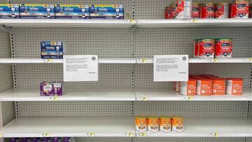 A combination of supply chain issues and a major manufacturer recall has depleted supplies of baby formula and left many stores completely out of stock.
