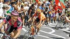 Vinokourov se mete en la pelea por el Tour