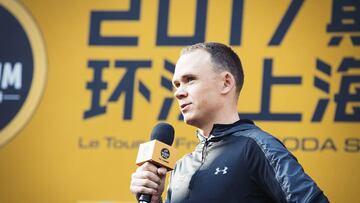 28/10/17 CICLISMO CRITERIUM DE SHANGHAI MEDIA DAY
   FROOME 
 
 FOTO: ASO / Pauline Ballet
 ENVIADA.EZQUERRO