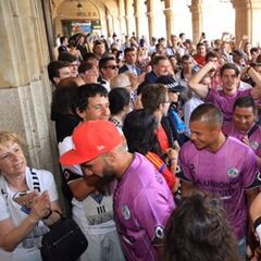 Salamanca festeja en masa el ascenso de sus dos equipos