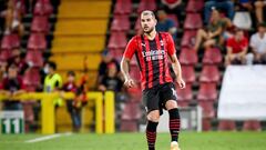 Theo Hernandez (Milan) during the Pre-Season friendly football match between AC Milan and Panathinaikos FC on August 14, 2021 at the Nereo Rocco stadium in Trieste, Italy - Photo Ettore Griffoni / LiveMedia / DPPI
 AFP7 
 14/08/2021 ONLY FOR USE IN SPAIN