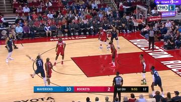 Doncic hace la jugada maestra de Harden en su propia casa, su reacción fue un auténtico poema