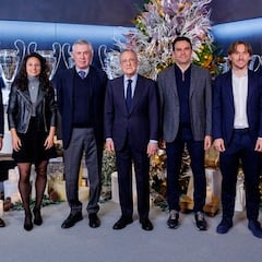 Kenti Robles y Luka Modric protagonizan postal navideña del Real Madrid