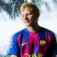 Ed Sheeran estará en el Clásico: así es la camiseta del Barça en su nueva colaboración musical