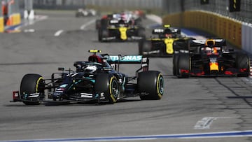 Valtteri Bottas (Mercedes W11). Sochi, Rusia. F1 2020.