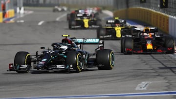 Valtteri Bottas (Mercedes W11). Sochi, Rusia. F1 2020. 