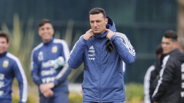 En la sala de prensa, Scaloni coment&oacute; a poco m&aacute;s de 24 horas del duelo ante Guatemala la situaci&oacute;n de la selecci&oacute;n y su situaci&oacute;n como interino.