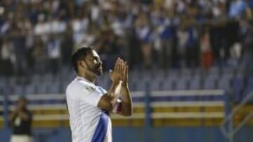 Carlos &quot;Pescadito&quot; Ruiz celebra su gol ante Estados Unidos en la derrota que sufri&oacute; el equipo de Klinsmann. 