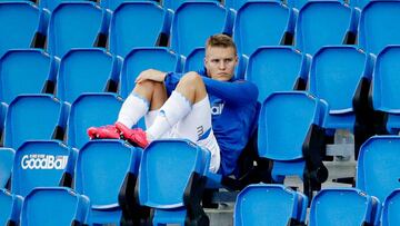 Odegaard, con la Real Sociedad.