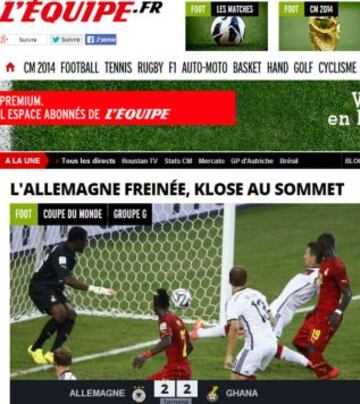 Portadas de la prensa extranjera