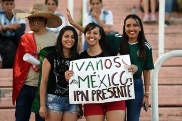 El color previo al Argentina vs México en Mendoza