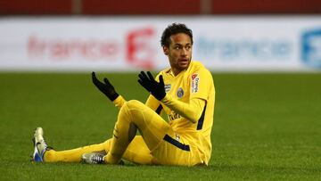 A Neymar le hacen más faltas en el PSG que en el Barcelona