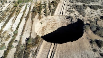 A couple in Colorado was saved after a teenager with a drone spotted the pair after a sinkhole formed around them.