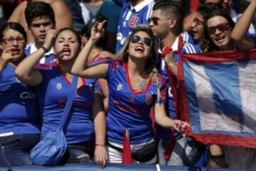 El espectacular ambiente en las tribunas del Nacional