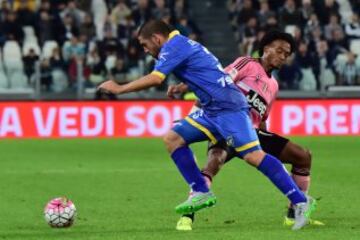 La Juventus dominó todo el partido y en el tiempo de adición le empataron. Juan Guillermo Cuadrado jugó su tercer partido como titular.