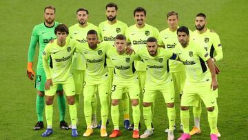 El once de los jugadores del Atlético contra el Bayern.