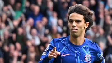 João Felix durante durante un partido con el Chelsea.