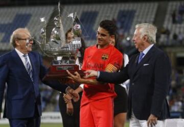 19/07/14  PARTIDO TROFEO COLOMBINO 
RECREATIVO DE HUELVA  -  BARCELONA 
BARTRA CAMPEONES COPA 