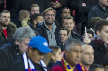 Jurgen Klopp entrenador del Liverpool en el Camp Nou.