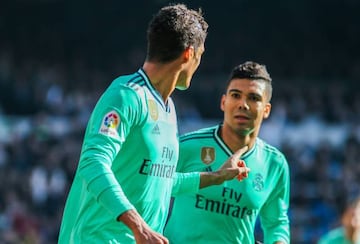 Varane and Casemiro.