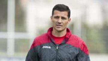 Galca, durante un entrenamiento.