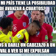 Los mejores memes del Colombia-Inglaterra