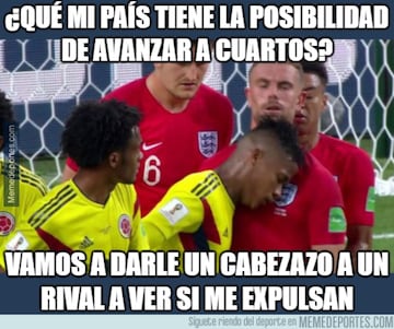 Los mejores memes del Colombia-Inglaterra