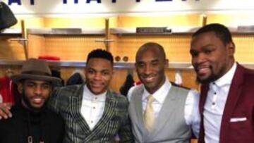 Paul, Westbrook, Kobe y Durant.