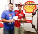 Andrea Dovizioso pudo con los periodistas, pero no con Alonso