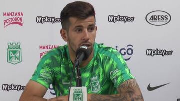 Cepellini en la previa del partido contra Independiente Medellí, se mostró confiado con el equipo