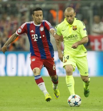 Mascherano y Thiago.