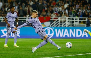 Federico Valverde anotó el segundo gol del Real Madrid nada más comenzar el segundo tiempo.