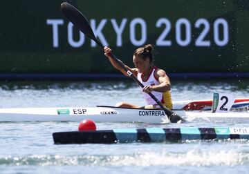Isabel Contreras, no se clasificó para la final de K1-500, pero quedó tercera en la final C y se despide de Tokio 2020.