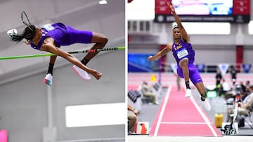 Harrison asombra: 2,30 en altura y 8,45 en longitud en un d¨ªa