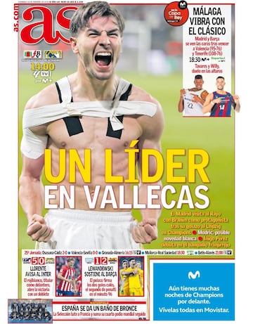 Las portadas de AS de febrero