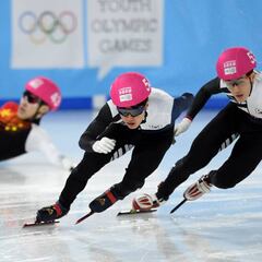 El patinaje de velocidad da espectáculo en Lausana