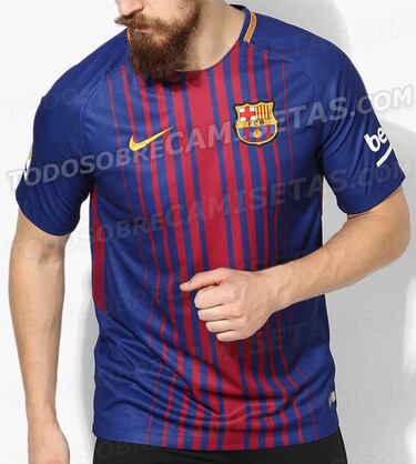 Se filtra la nueva camiseta del Barcelona 2017 - 18