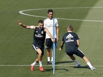 El Madrid prepara su estreno liguero ante el Getafe