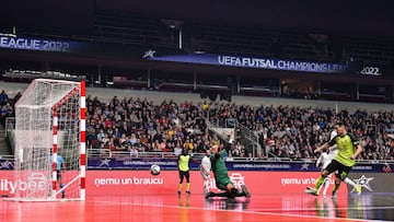 El Sporting selló su pase a la final de Champions ante el ACCS en el Arena Riga.