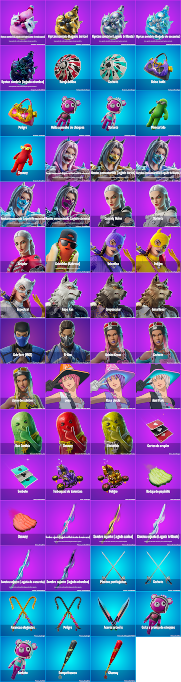 fortnite capitulo 6 temporada 2 bandidos parche 34.00 nuevas variantes objetos cosmeticos