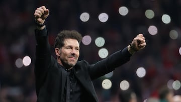 Atlético Madrid was the underdog going into their Champions League match against last year’s finalists Inter Milan, but Diego Simeone said that only helped.