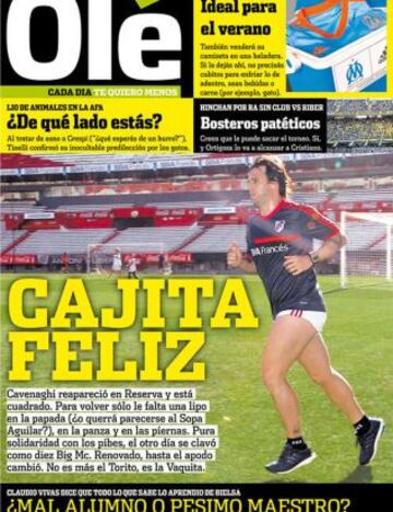 Portadas de la prensa deportiva